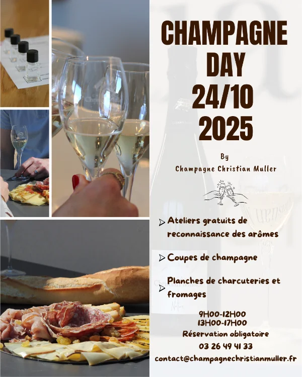 Come celebrate champagne at Christian Mulelr house !