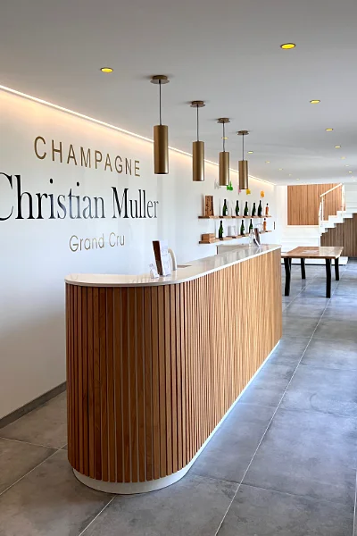 Espace d'accueil Champagne Christian Muller à Mailly-Champagne