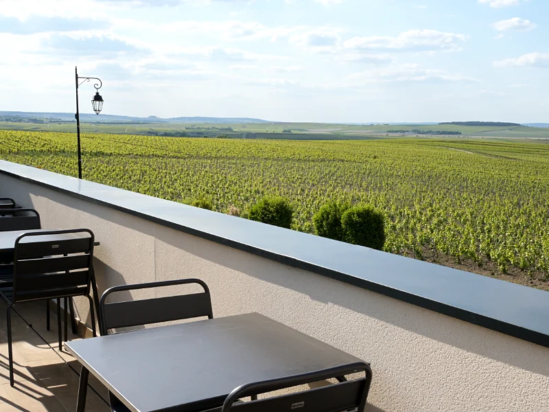 Bar à champagne en rooftop près de Reims
